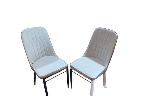 Grey faux leather dining - grey,