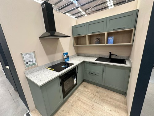 Display kitchen with - display,