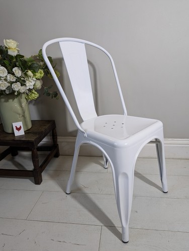 White metal tolix - white,